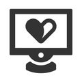 Love app Icon Royalty Free Stock Photo