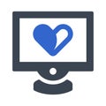 Love app Icon Royalty Free Stock Photo