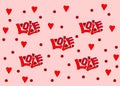 Love. Background of Love inscriptions. Similars St. Valentine& x27;s Day. Royalty Free Stock Photo