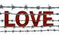 Love behind barbed wire