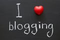 Love blogging Royalty Free Stock Photo