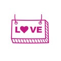 love board. Vector illustration decorative design Royalty Free Stock Photo