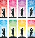 Love bookmark Royalty Free Stock Photo