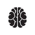 love brain logo design concept