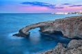 Love Bridge - rock arch in Ayia Napa, Cyprus