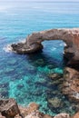 Love Bridge rock, in Ayia Napa, Cyprus