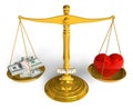 Love cannot be bought Royalty Free Stock Photo