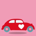 love cars red car 03