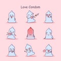 Love cartoon Condom