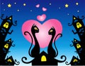 In love cats Royalty Free Stock Photo