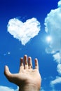 Love cloud Royalty Free Stock Photo