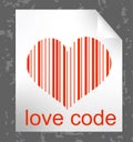 Love code illustration