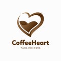 love coffee logo, coffeelover logo Royalty Free Stock Photo
