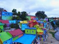 love colorful village jodipan in malang Indonesia