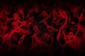 Love Concept. Black Background Full Of Red Smoke 3D illustration