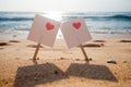 Love concept frame Royalty Free Stock Photo