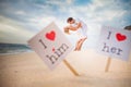 Love concept frame Royalty Free Stock Photo