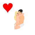 Love lovers valentine day web icon Royalty Free Stock Photo