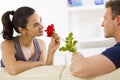 Love couple - rose Royalty Free Stock Photo