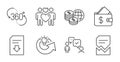 Love couple, Share idea and World money icons set. 360 degree, Corrupted file and Consulting business signs. Vector