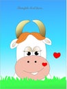 In love cow