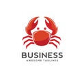 Love Crab vector illustration logo style