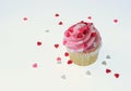 Love Cup Cake Royalty Free Stock Photo