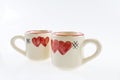 Love cup, with painting heart shaped