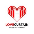 Love curtain logo