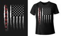 Love Dady Professional American Flag T-shirt design vector template Royalty Free Stock Photo