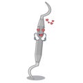 In love dental pick in the charcater shape