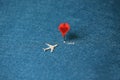 Love is the destination to the plane Royalty Free Stock Photo