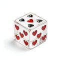 Love Dice Icon Royalty Free Stock Photo