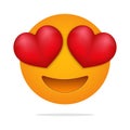 Love emoji . Heart eyes face .