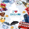 Love England Travel Background