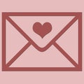 Love envelope.