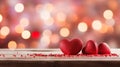 Love at First Sight: A Romantic Table Setting with Red Hearts, G