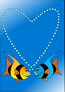 Love-fish Royalty Free Stock Photo
