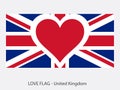 Love flag United Kingdom of Great Britain and Northern Ireland