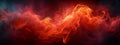 Love in flames Abstract red background with space for copy