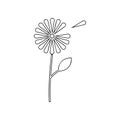 love flower icon. Element of Love for mobile concept and web apps icon. Outline, thin line icon for website design and development Royalty Free Stock Photo