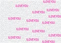 Love font pattern