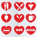 Love food icons
