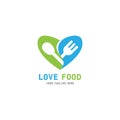 Love food logo