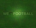 We love football on grass Royalty Free Stock Photo