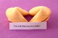 Love Fortune Cookies Royalty Free Stock Photo