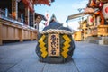 Love Fortune Stone at Jishu Jinja shrine Royalty Free Stock Photo