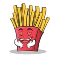 In love french fries cartoon character