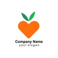 love fruit logo template