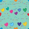 Love gasses land seamless pattern